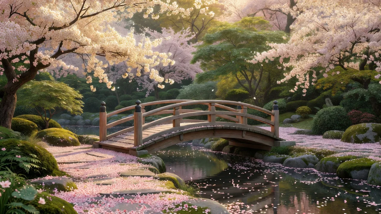 桜の橋